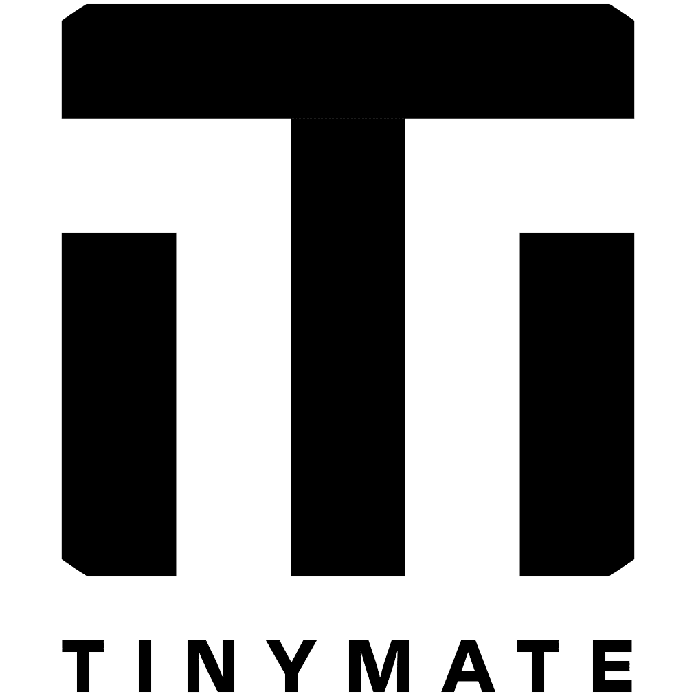 TinyMate logo – black